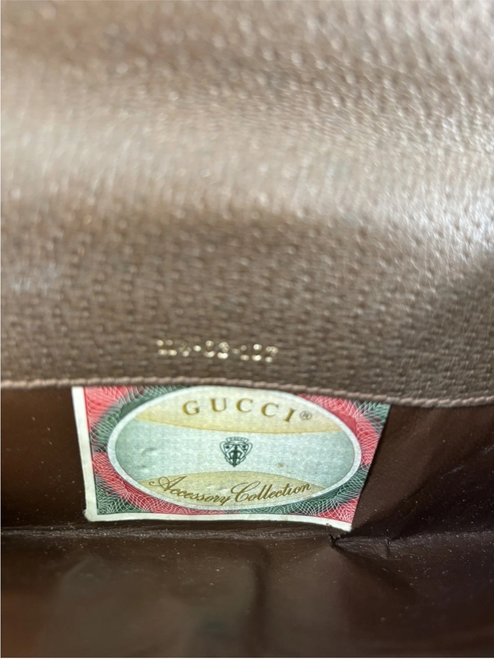 Gucci Brown Leather Card Holder Wallet - Picture 6 of 6